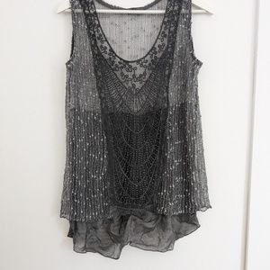 Beautiful renaissance style cottage core tank top